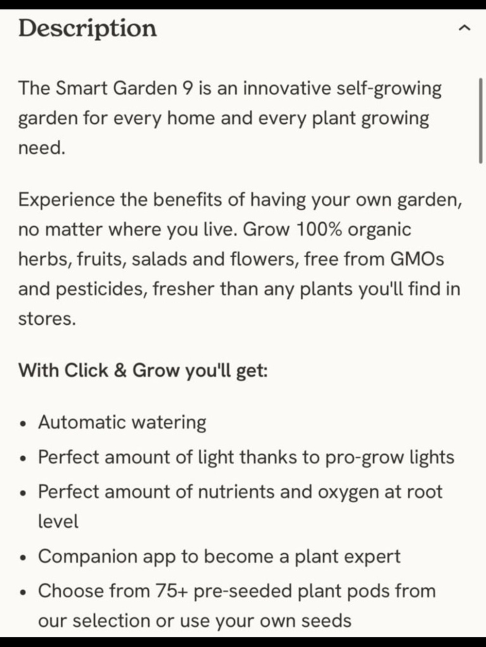Smart Garden 9 Indoor Planter - Gray - Picture 4 of 4